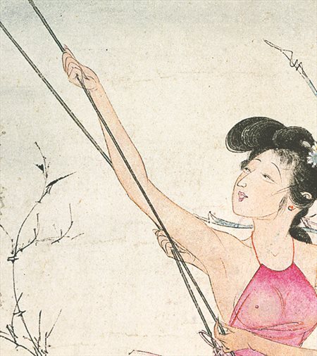 林芝县-胡也佛的仕女画和最知名的金瓶梅秘戏图